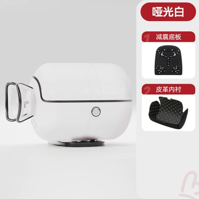 Gas Tank Abs Material | Motorcycle trunk - matte-white-black-circle-and-black-edges-customized-and-shipped-within-48-hours