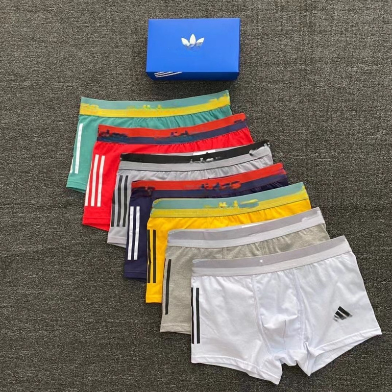 AD-88 Men's Underwear Student Pure Cotton Boxer Briefs Trendy Brand Clover Shorts Sports Boxer Shorts Three-Bar Underwear AD-88 Men's Underwear Student Pure Cotton Boxer Briefs Trendy Brand Clover Shorts Sports Boxer Shorts Three-Bar Underwear