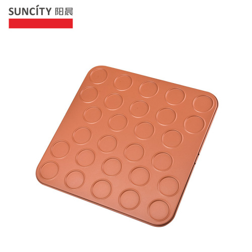 Manufacturer wholesale carbon steel DIY cookie baking pan non-stick macaron baking pan household cake mold baking tools