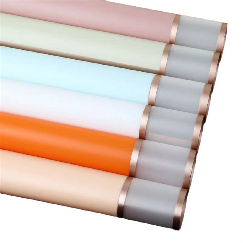 Fábrica de fiestas de flores al por mayor nuevos productos transfronterizos bordes translúcidos floristas papel de embalaje de flores flores papel de regalo