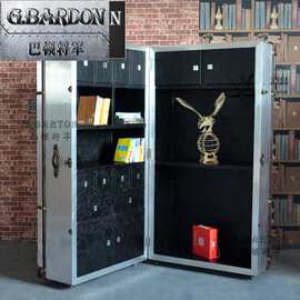 移动书柜铝皮铆钉折叠个性RICHARD理查德旅行箱复古家具设计师