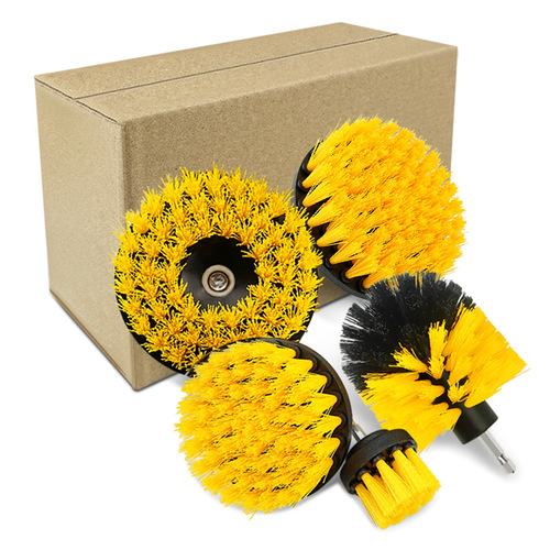Cross-border electric drill brush cleaning brush 5-piece set electric drill brush head electric brush car wheel hub brush electric drill brush set