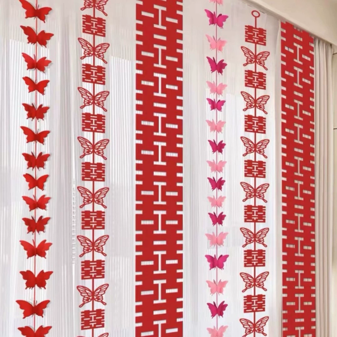 Макет свадебной комнаты длинное счастливое слово наклейка Тип слово костюм мужчина женщина бабочка цветок Спальня украшение гостиной свадьба