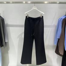 商场同款2025秋冬新款高腰深灰抽绳百搭垂感休闲裤女4GA153911Q