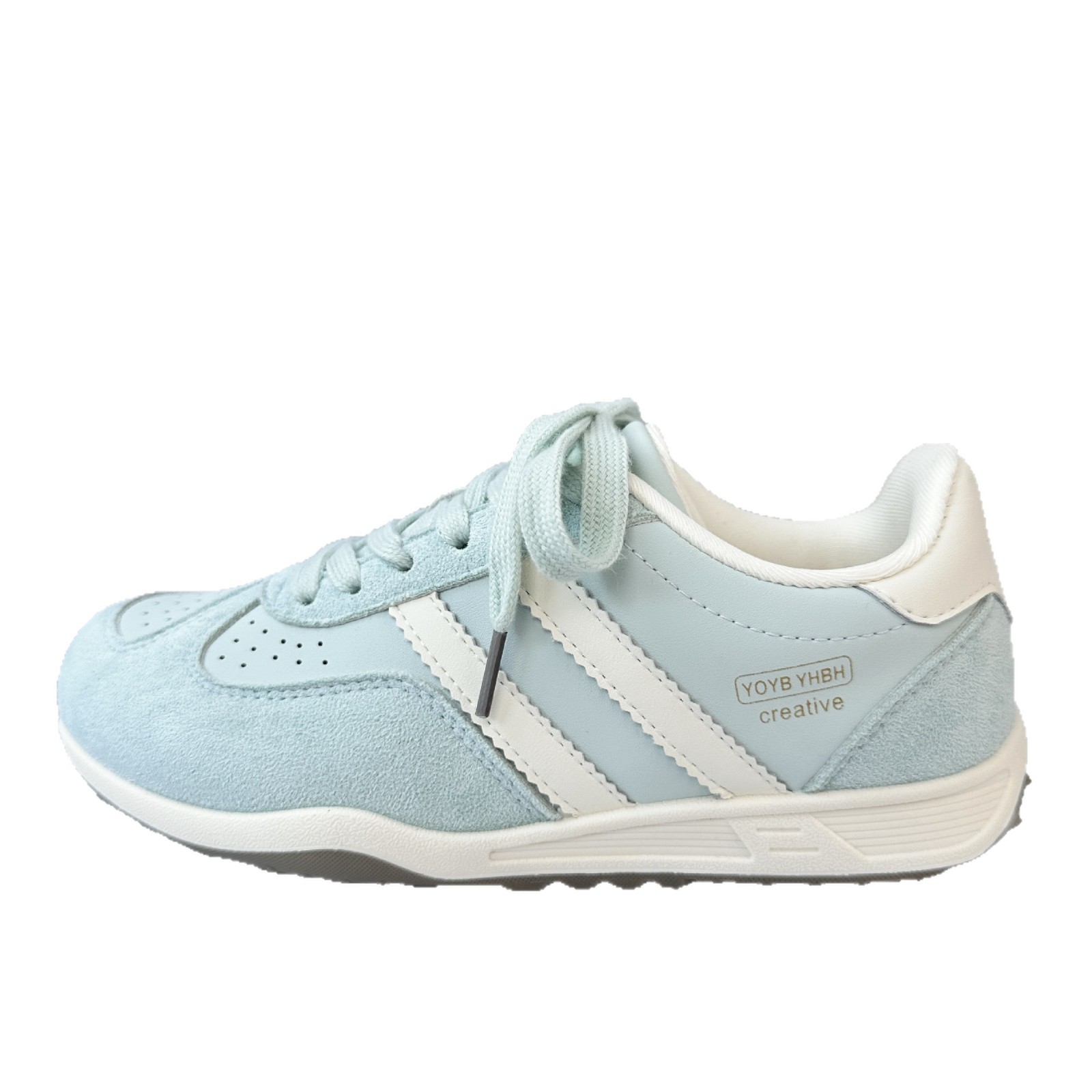 Zapatos deportivos y casuales de ondas distantes para niños y niñas en otoño de 2025 nuevos tipos de explosión, todos los tipos de zapatos de skate de suela gruesa ligera para padres