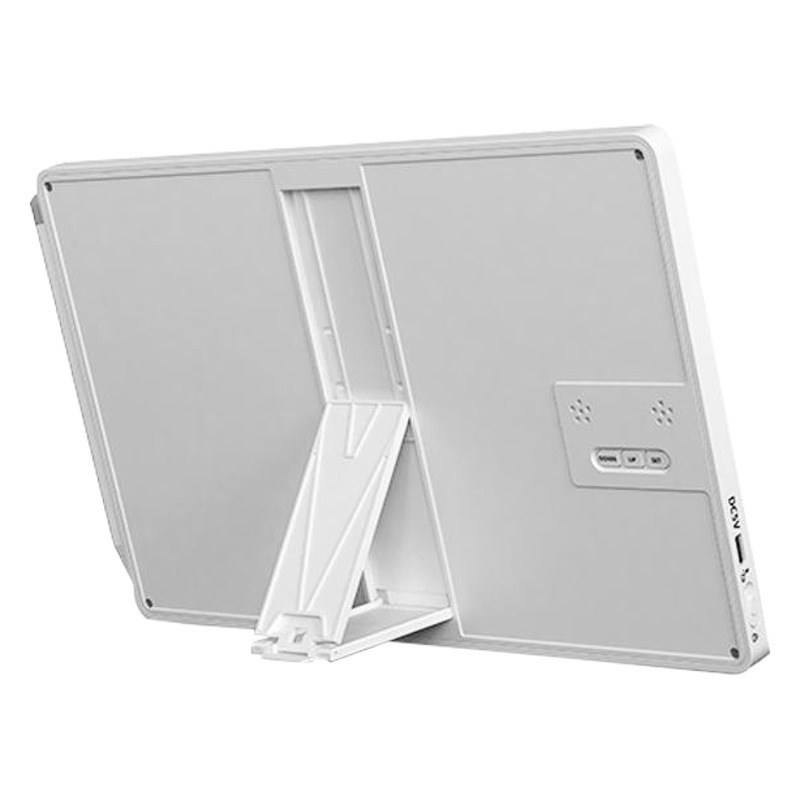 Calendario Electrónico con Tableta de Escritura PVC Reloj Despertador para Oficina