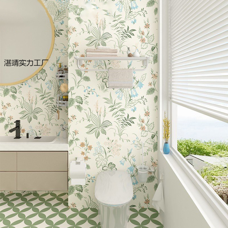 浴室専用防水ウォールステッカー厚みのあるアメリカンレトロトイレ粘着浴室フレンチ|undefined