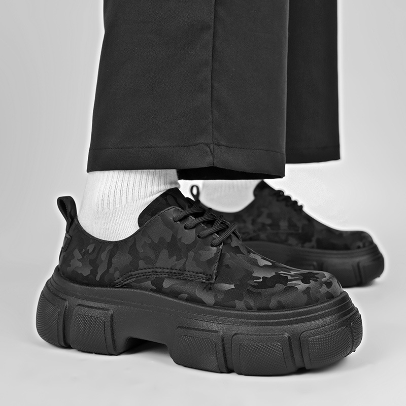 Zapatos de cuero de otoño 2024 nueva tendencia retro nicho británico estilo de alto nivel hombre zapatos de cuero de moda