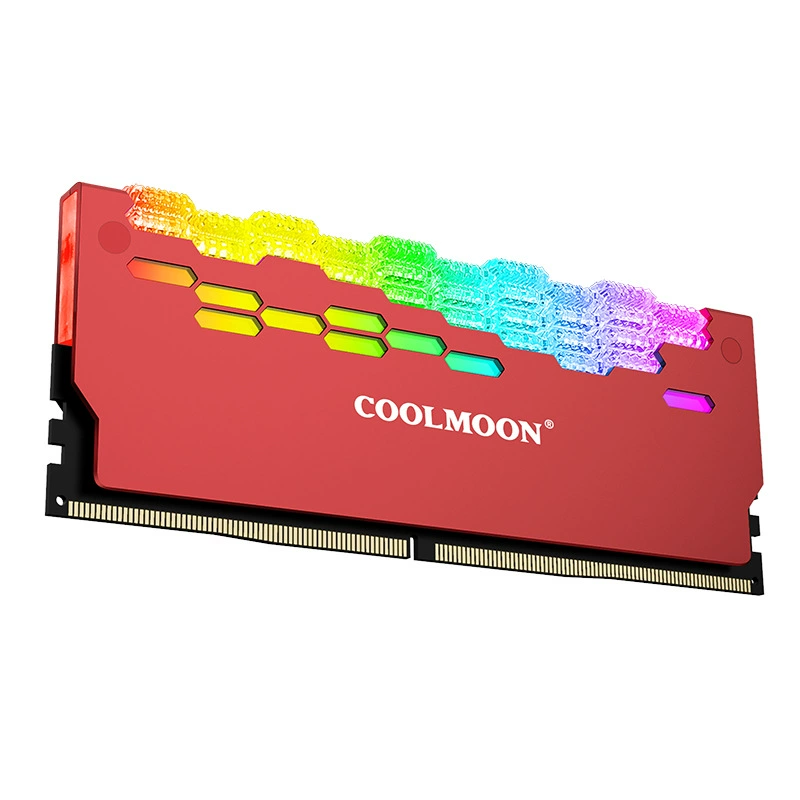 COOLMOON Longjia RA-2 радиатор для памяти 5V с синхронизацией Shengguang ARGB для настольной планки памяти, корпус-жилетка
