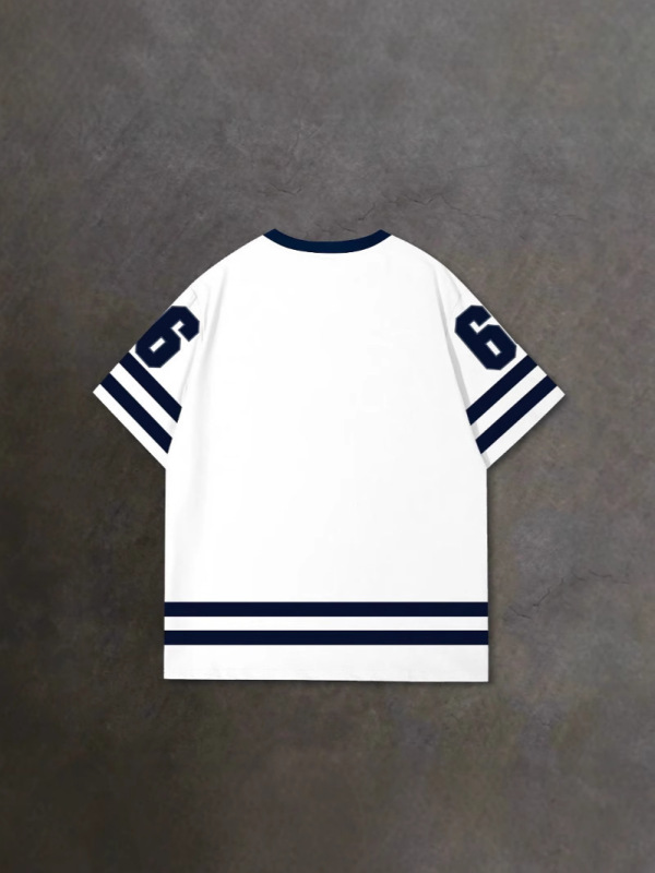 2025年クロスボーダーデジタルパターントレンドカジュアルシンプルスタイルファッションベーシックTシャツVネック半袖外国貿易|undefined