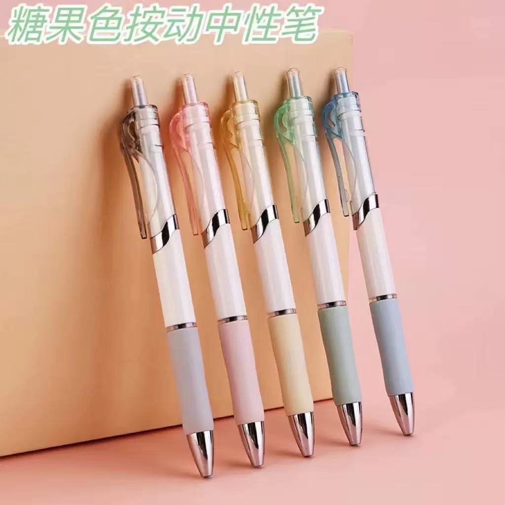 Bolígrafo de gel retráctil K35 colorido para estudiantes, bolígrafo de alta calidad para exámenes, bolígrafo de secado rápido con tinta de gelatina, artículo de papelería.