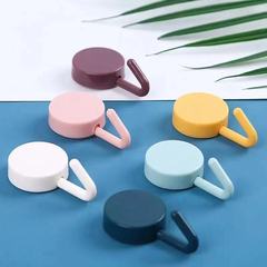 Hanging Hooks Without Trace Behind Kitchen Door, Clothes Adhesive Clip Strong Adhesive, No Nailing Wall Mount for Clothes Rack