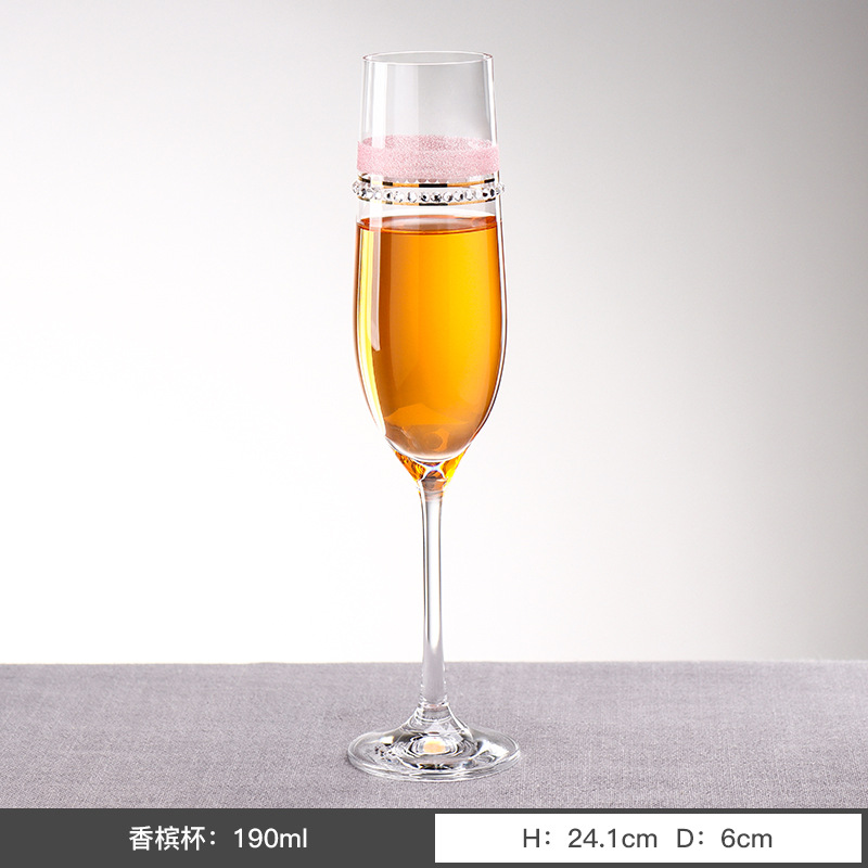 Checo Lexus importa la creatividad europea de lujo ligero sin plomo taza de cristal nueva taza de vino de uva de colores taza ligera