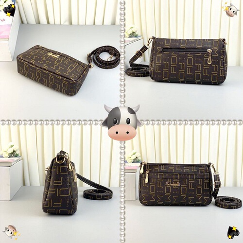 Qianzihu women's bag new retro shoulder bag fashion live broadcast small bag middle-aged mother mobile phone bag shopping bag