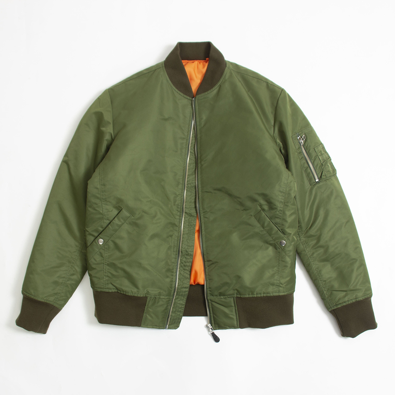Limited Edition Japanese-Style Trendy Baseball Collar Air Force Flight Ma1 Cotton Jacket Coat Trendy