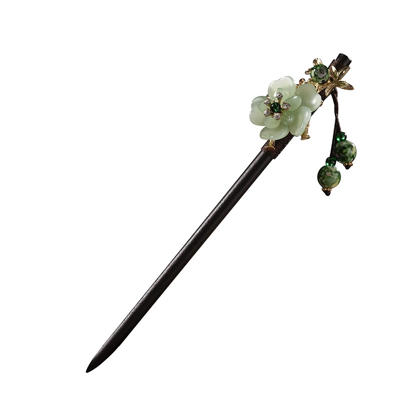 Китайская заколка с кисточками, аксессуар для волос sandalwood, заколка для волос, Hanfu