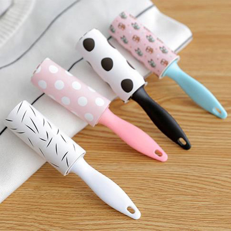 Cute Cartoon Hair Remover Set Pet Hair Sticky Roller Home Hair Remover Dust Brush Clothes Brush