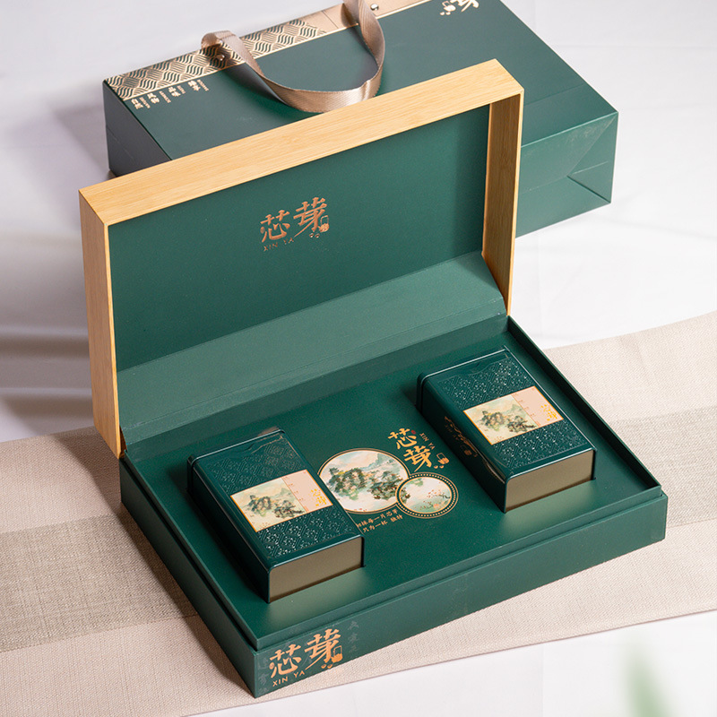 礼品空盒龙井茶碧螺春黄山毛峰信阳毛尖安吉白茶茶叶礼盒茶叶罐