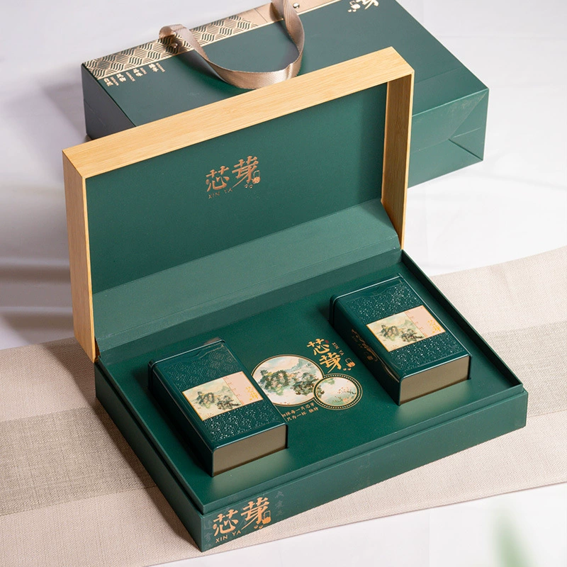 Высококачественная подарочная коробка Longjing Tea Biluochun Huangshan Maofeng Xinyang Maojian Anji White Tea Универсальная подарочная коробка
