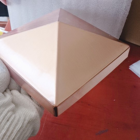 Copper Cap: Tough Texture, Corrosion Resistance, Sealed, Protective and Decorative Effect
