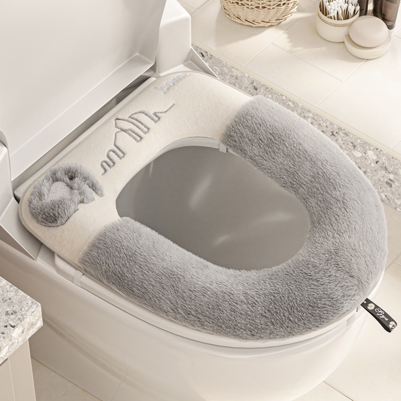 トイレ座布団冬の家庭では四季通用のぬいぐるみ座布団カバーがあります。|undefined