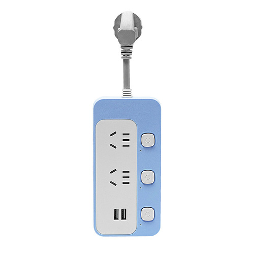 Office home smart sub-control strip with usb switch socket dormitory charging storage line plug-in strip wiring board