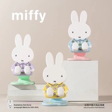 跨境热销盲盒 miffy米菲兔联名叠手机支兔子周边礼物盲盒手办摆件