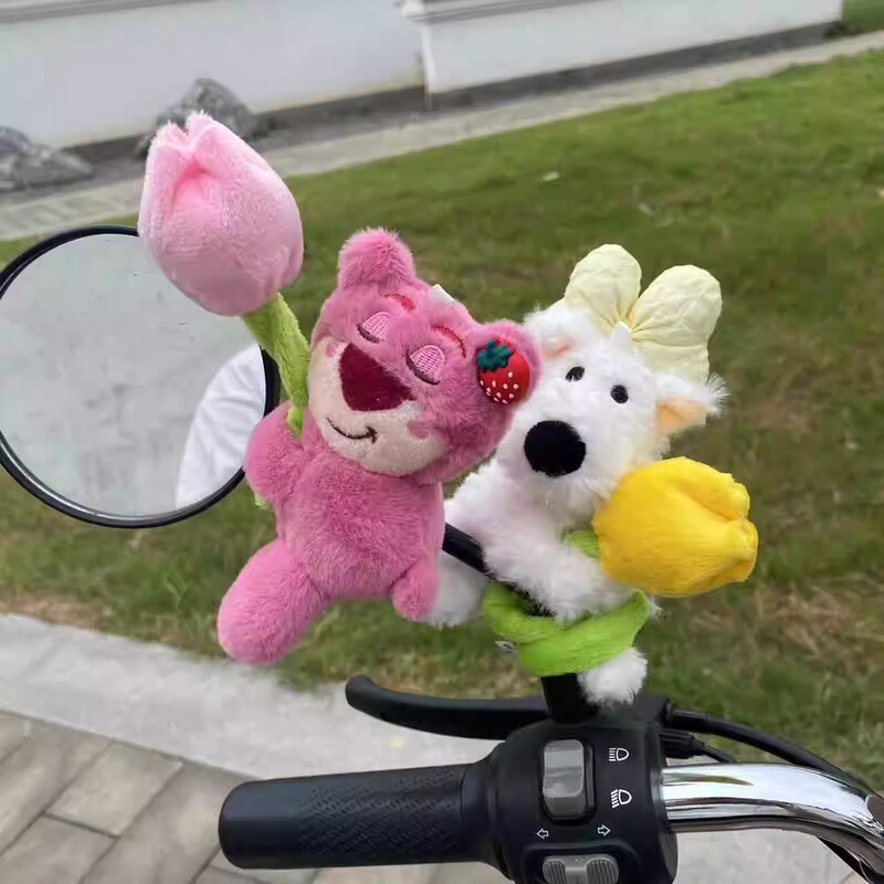 Car Doll Electric Car Motorcycle Rearview Mirror Personalized Doll Cartoon West Heights Dog Decoration Dog Car Doll Electric Car Motorcycle Rearview Mirror Personalized Doll Cartoon West Heights Dog Decoration Dog