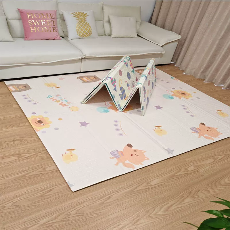 Игровой коврик для ползания, складной коврик из поролона, увеличенная толщина