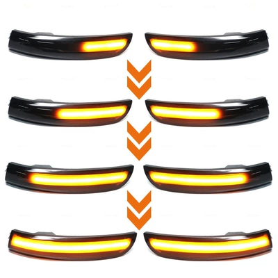 Suitable for Ford Escape Modified Dynamic Running Light Turn Signal Led Reversing Rearview Mirror Flashing Signal Light (Dönmə işıqları)