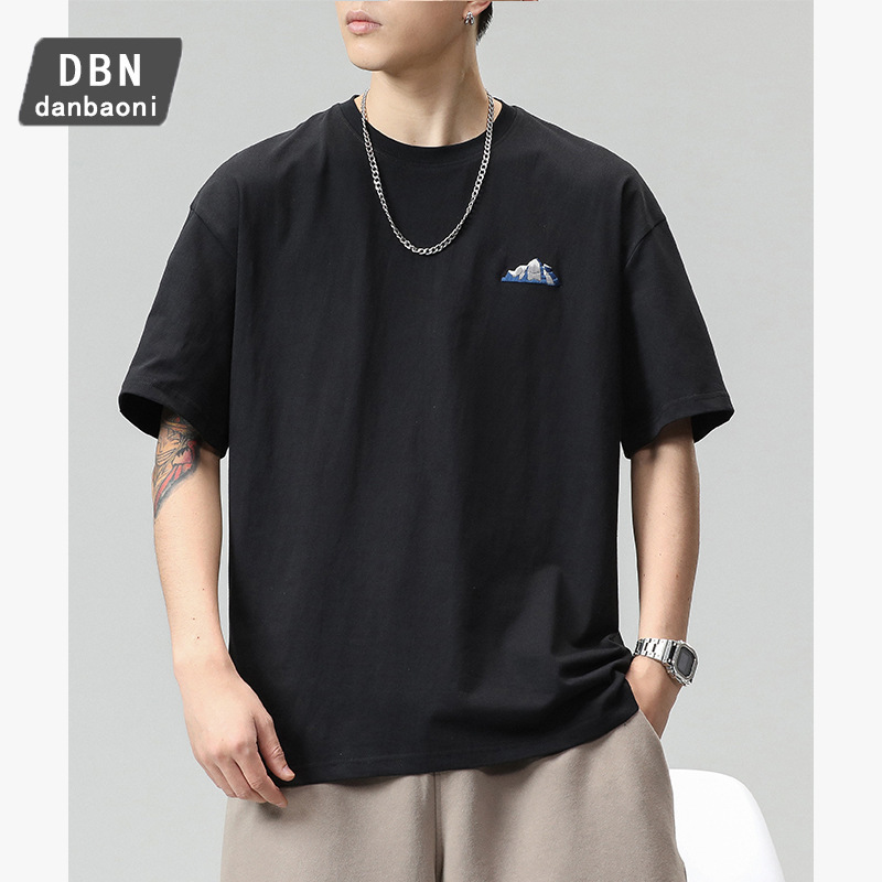 Danbaoni | 2026 Summer New Men's Japanese-Style Printed Loose Short-Sleeve Trendy Versatile T-Shirt for Men Danbaoni | 2026 Summer New Men's Japanese-Style Printed Loose Short-Sleeve Trendy Versatile T-Shirt for Men