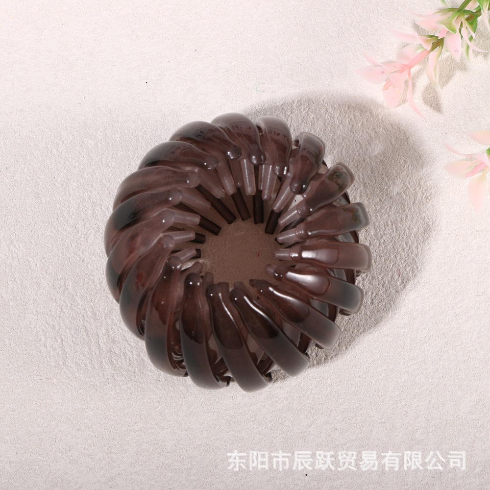 Venta al por mayor transfronteriza venta caliente nido de pájaro bola de pelo accesorios para el cabello dulce anillo para el cabello femenino horquilla perezosa image 11