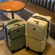 前开口多功能行李箱女拉杆箱大容量运动版28寸男旅行箱拉链密码箱