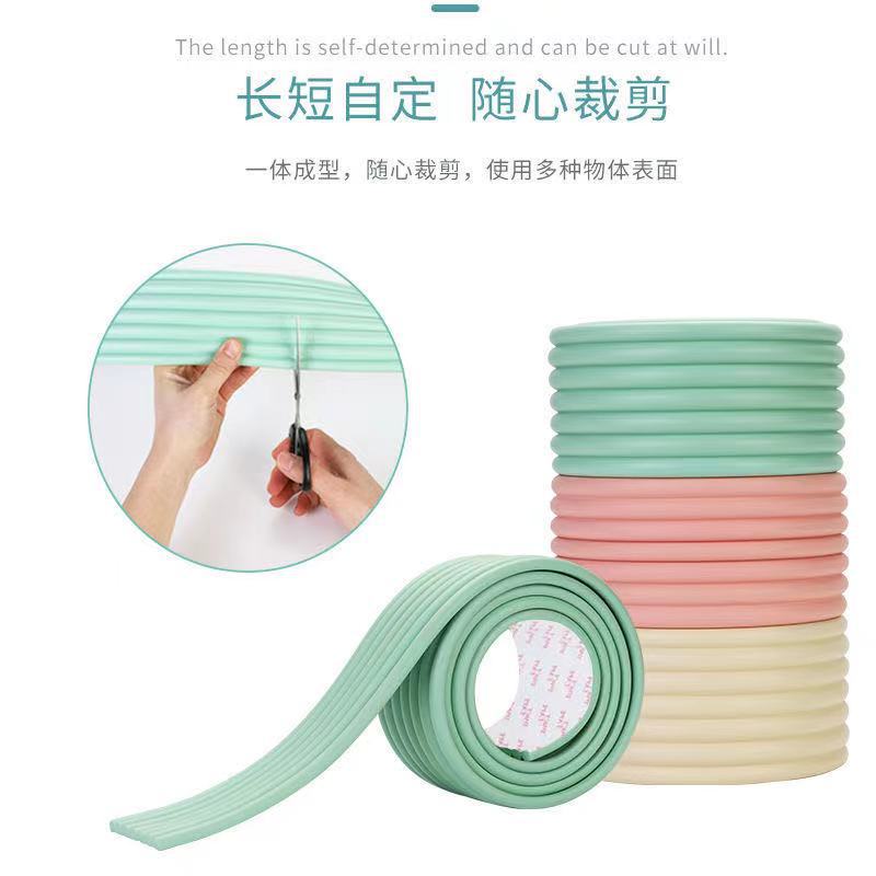 Multifunctional thickened and widened children's anti-collision strip 10-meter long protective strip, includes 1.5 cm wide adhesive