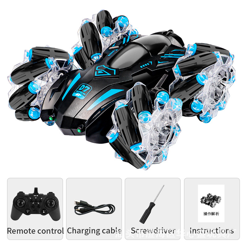 Transfronterizo 1:16 juguete de coche de control remoto para niños venta al por mayor spray drift Stunt tracción en las cuatro ruedas off-road Boy regalo