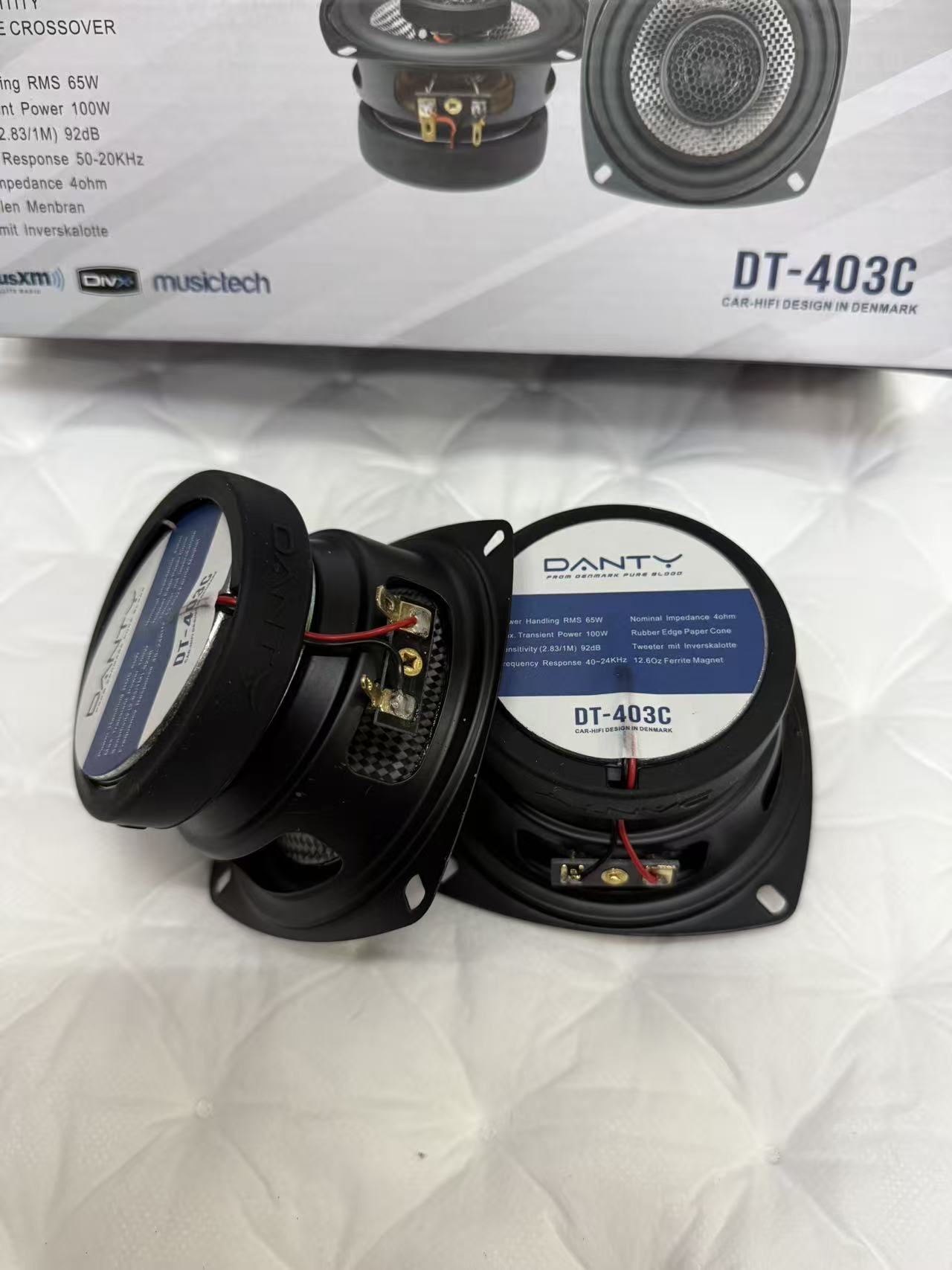 Danish Car Audio Speakers 4.5inch Coaxial Car Speakers Tweeter Heavy Bass Lossless Modification