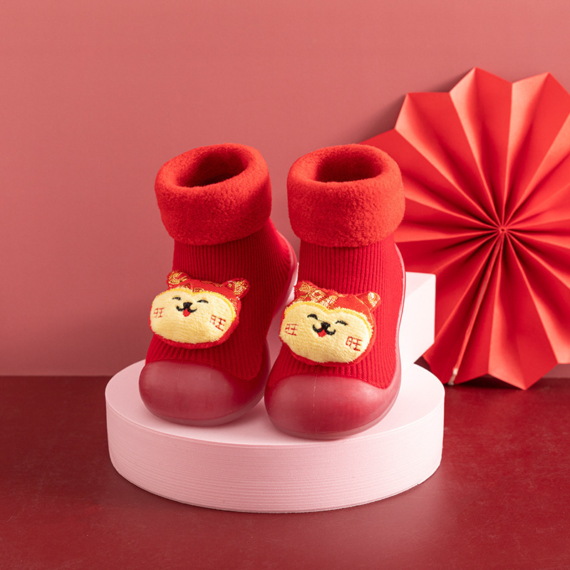 Navidad, Año Nuevo, invierno, calcetines para bebés, zapatos para bebés, zapatos para bebés image 14