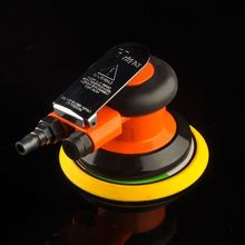台湾5寸气动打磨机汽车气动打蜡机工业级吸尘气磨机抛光磨光机