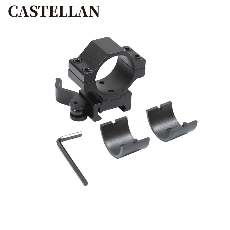 Uchwyt zacisku rurowego 25,4 mm, akcesoria ze stopu aluminium Uchwyt 25,4/30 mm, uchwyt o małej szerokości i szybkim zwalnianiu_voghion.com
