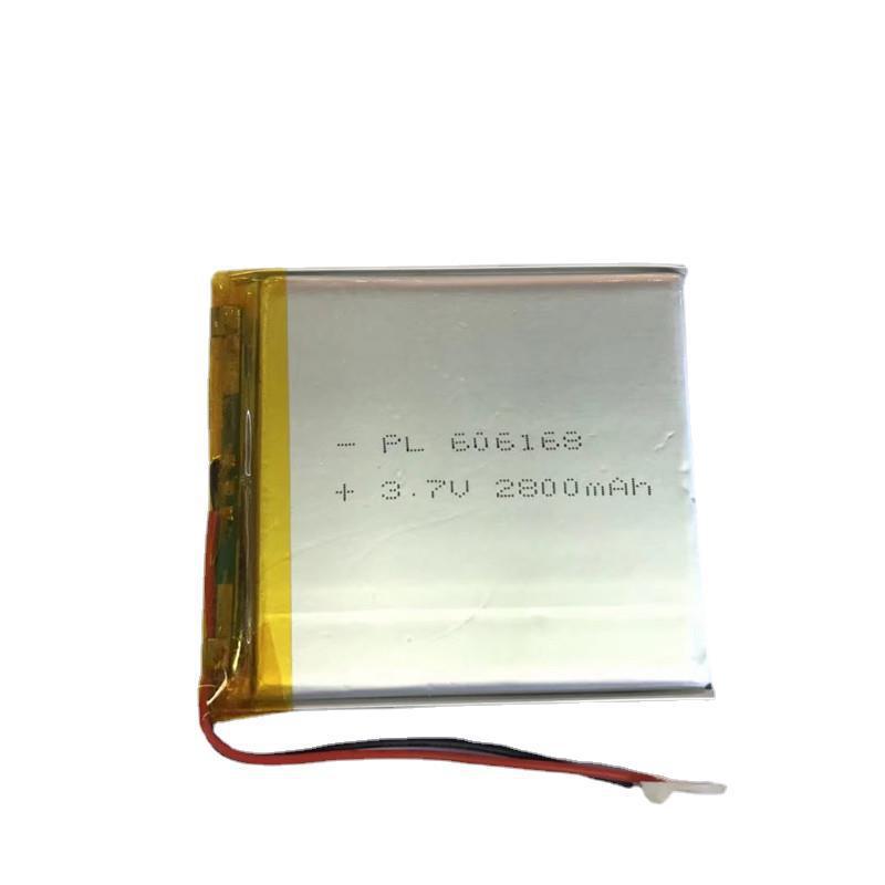 606168聚合物锂电池2500Mah 3.7V移动电源检测仪化妆充电宝电芯