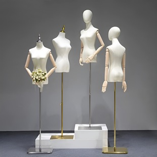 Clothing Store Mannequin Display Stand Half-Body Women's Clothing Window Display Dummy Props Fashion Window Props