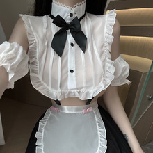 夜如梦女仆装制服情趣内衣性感激情免脱睡衣战袍套装纯欲诱惑2766