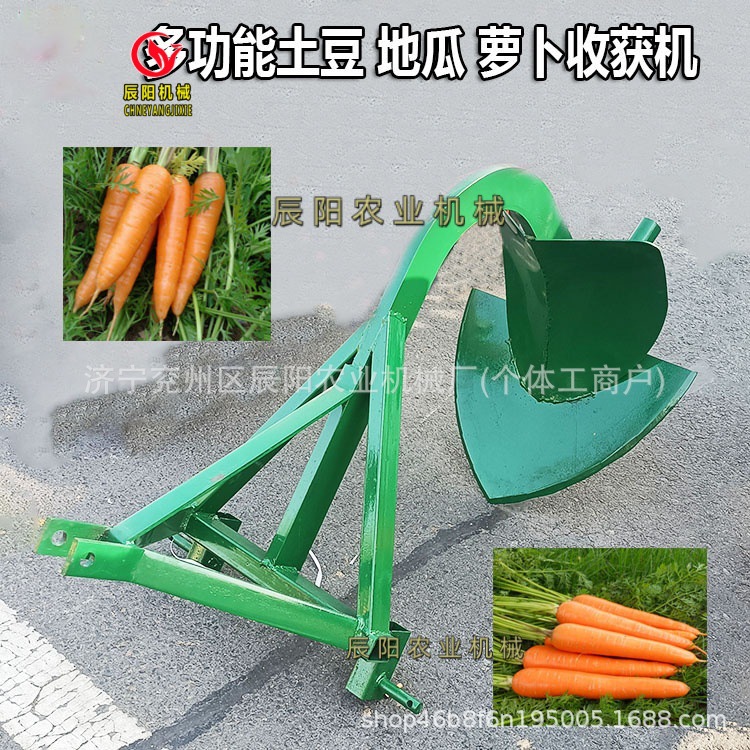 山东热销 土豆地瓜收获机四轮拖拉机刨地瓜新大型挖马铃薯机