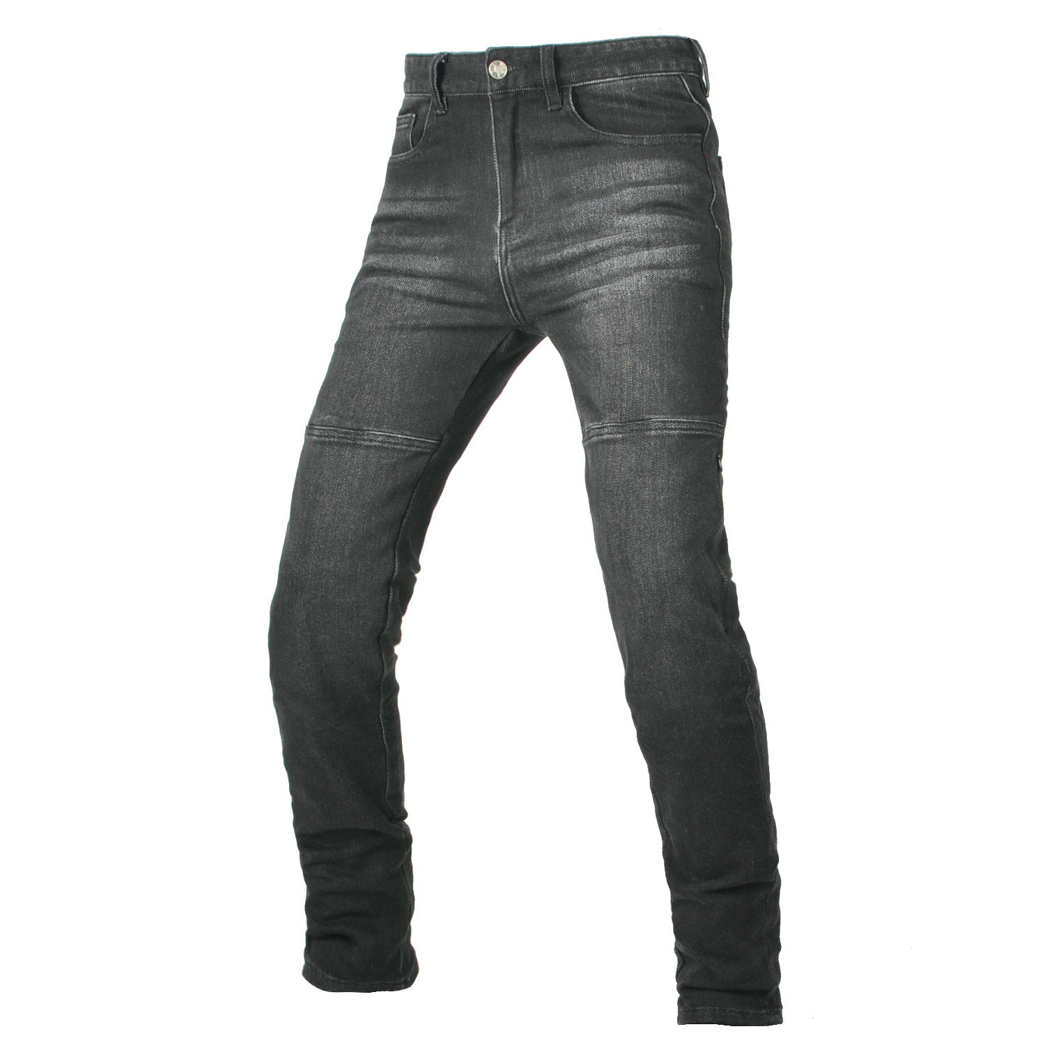 VOLERO jeans de motocicleta para hombres, pantalones de ciclismo casuales, pantalones resistentes al desgarro, protectores de silicona