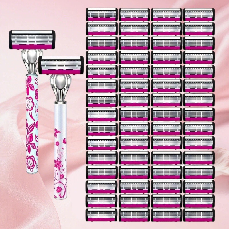 Women's special shaver for removing leg hair, manual underarm shaver, intimate area trimming shaver, cross-border wholesale