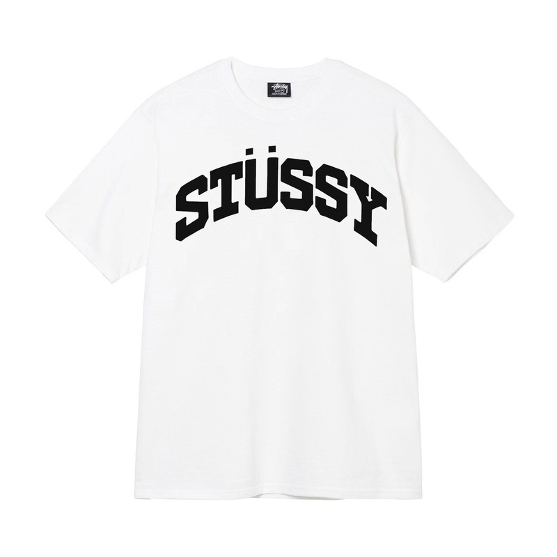 stussy潮牌斯图西男女休闲短袖2025新款夏季宽松纯棉印花男士t恤|undefined