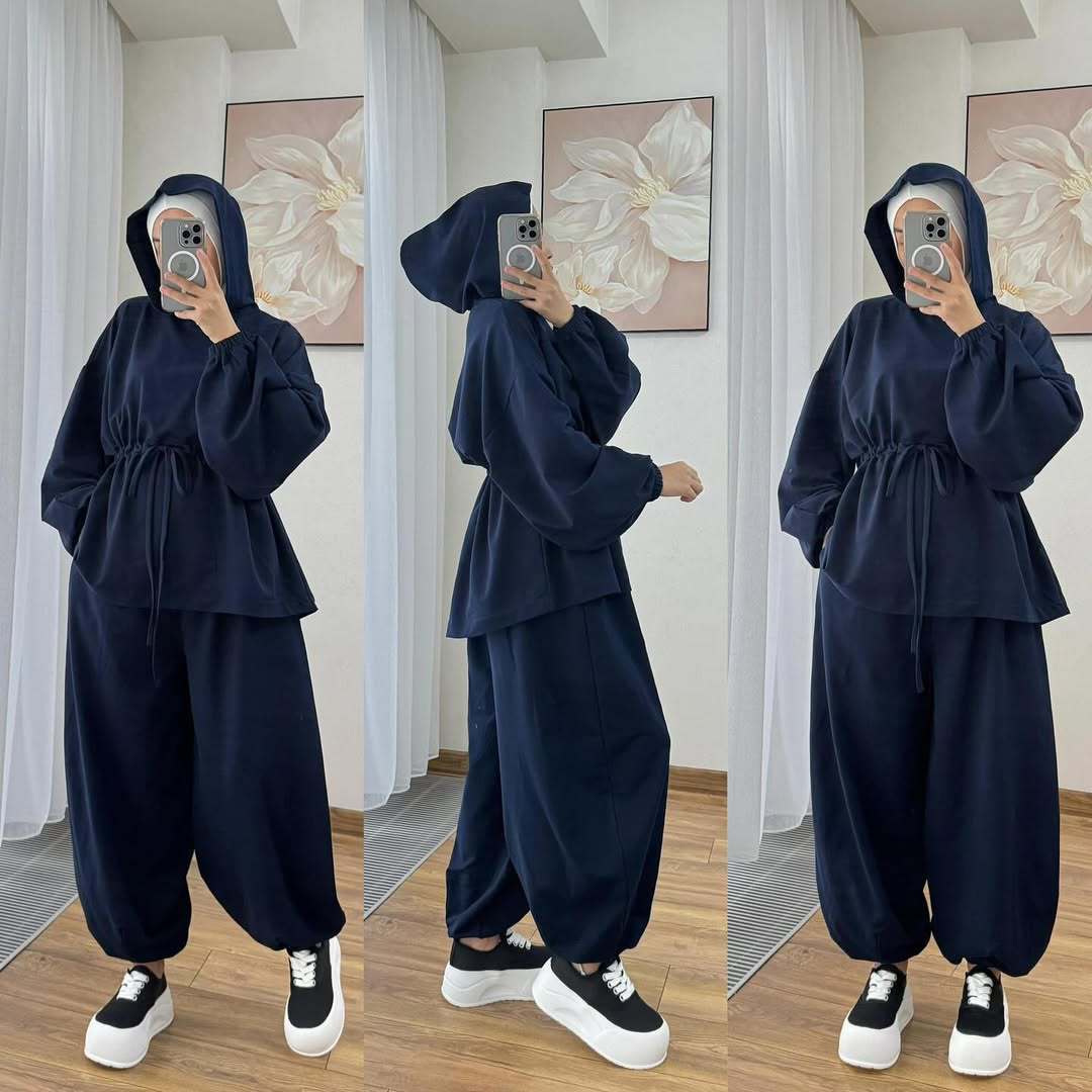 Cross-border 2025 Fall/Winter New European American Foreign Trade Women's Clothing Commuting Sports Casual Hooded_ecoleips.com