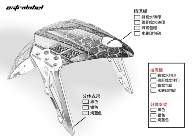Niu N1S/NGT Carbon, Ninebot Electric vehicle fender