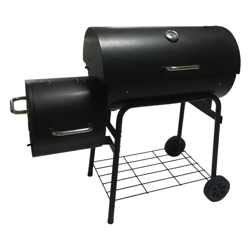 Horno de barbacoa en forma de barril de aceite horno de barbacoa de 45cm de diámetro doble estufa niño y madre barbacoa horno al aire libre