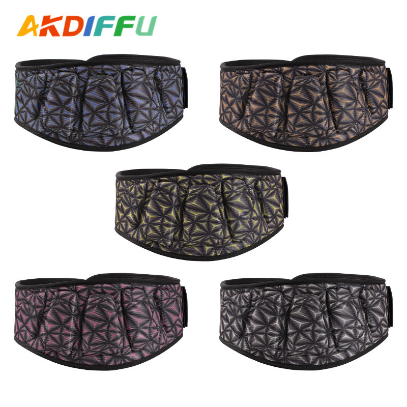 Nuevo cinturón de levantamiento de pesas de fitness Equipo de fitness Equipo de protección Soporte de peso muerto EVA Cinturón de alivio del dolor ajustable